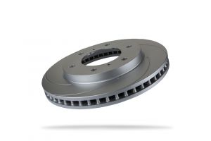 Pedders Slotted Geomet Coated Rotor 6208700SGL