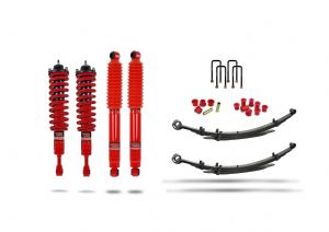 Pedders Extra Heavy Duty Load Carrying and Towing Suspension Kit. With Assembled struts. Toyota Hilux Mk6 and 7 803687